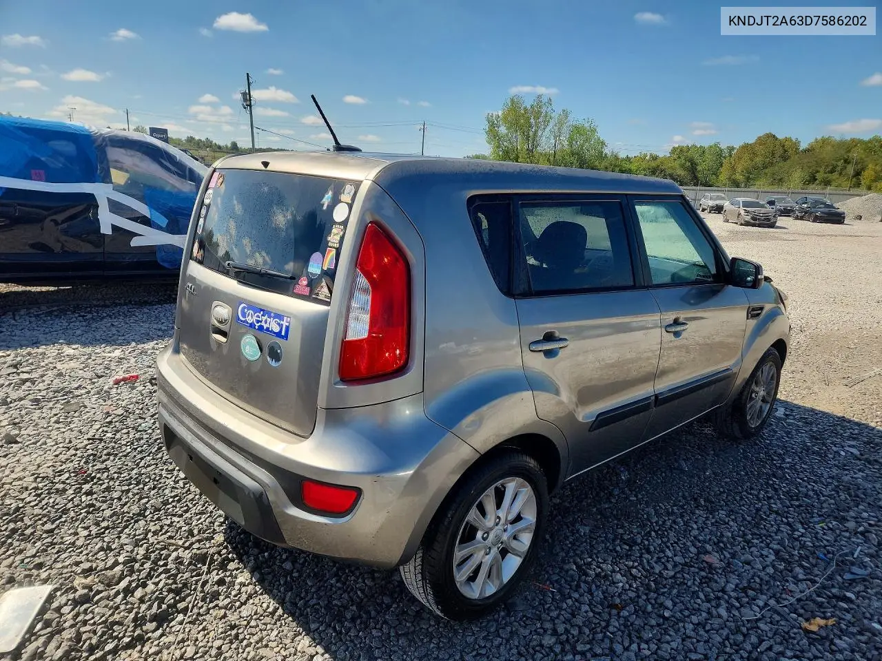 2013 KIA SOUL VIN KNDJT2A63D7586202 — фото 3