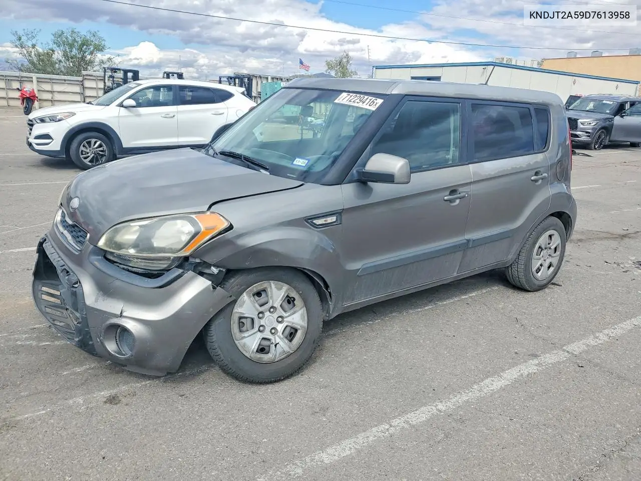 KIA SOUL 2013, VIN KNDJT2A59D7613958