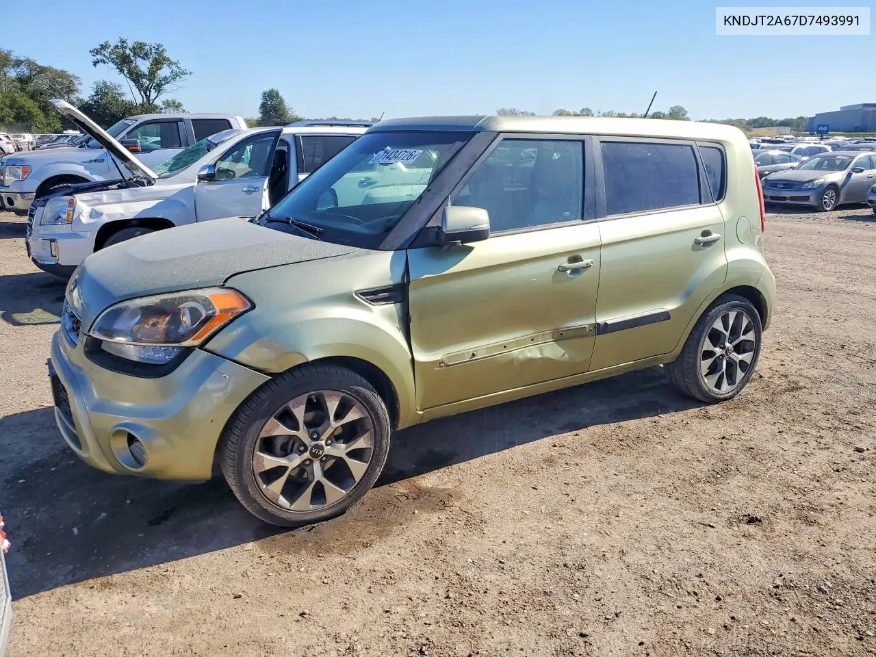 KIA SOUL 2013, VIN KNDJT2A67D7493991
