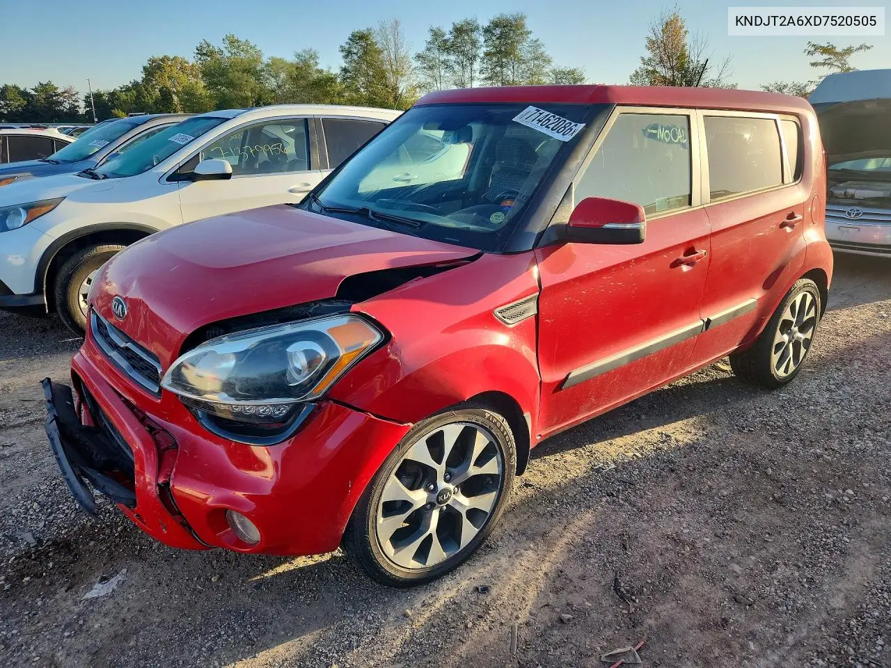 KIA SOUL 2013, VIN KNDJT2A6XD7520505