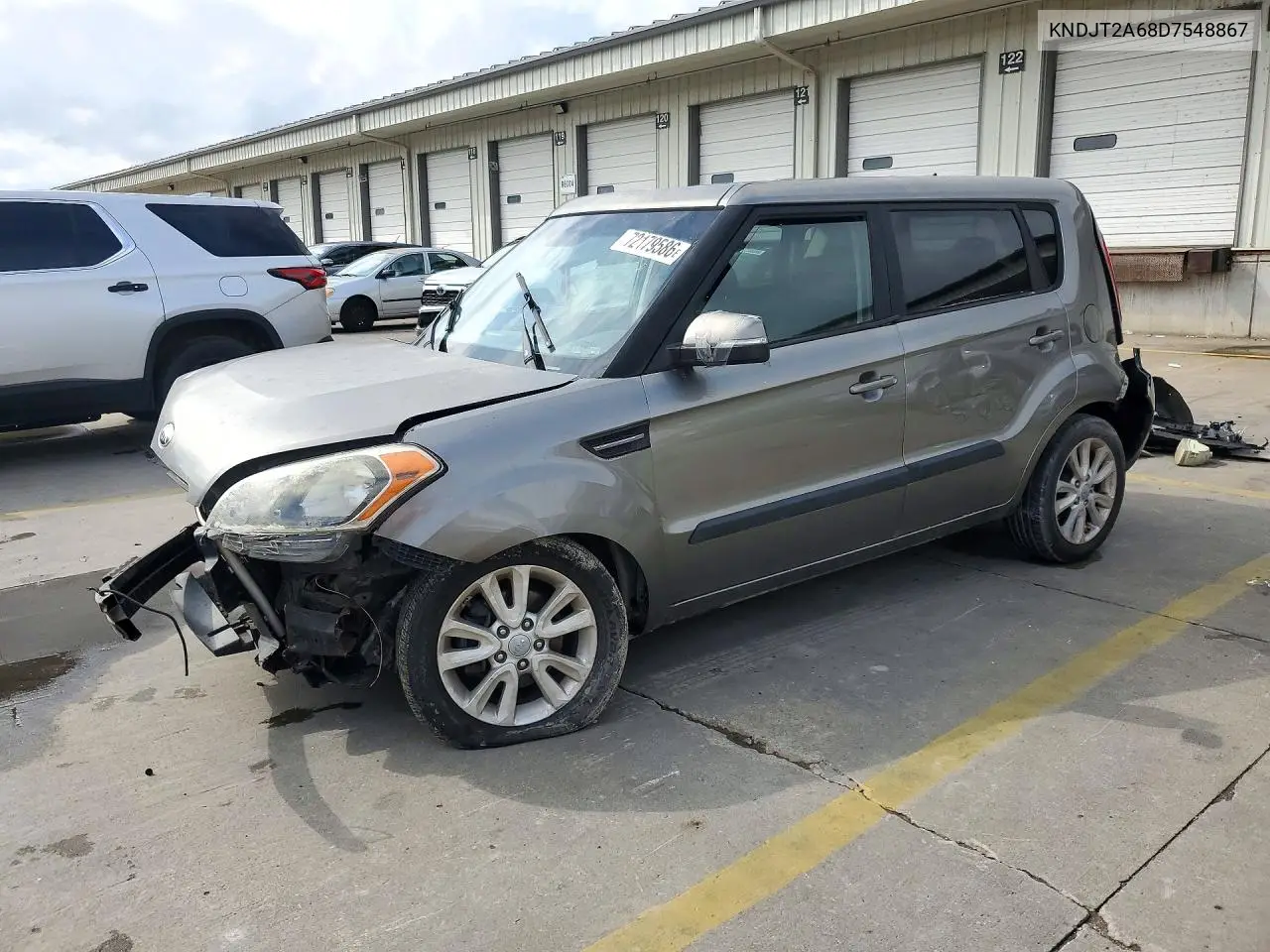 KIA SOUL 2013, VIN KNDJT2A68D7548867