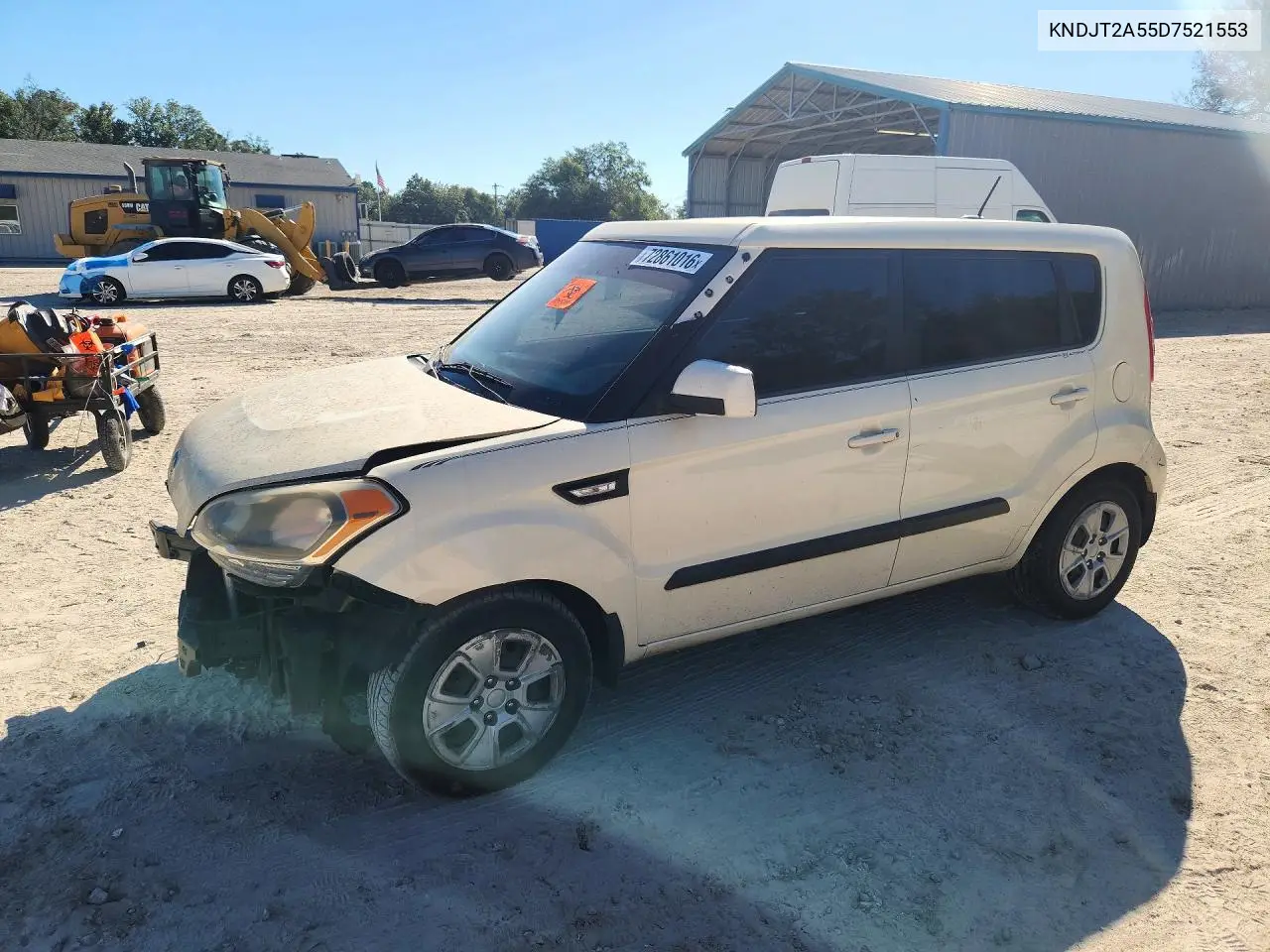 KIA SOUL 2013, VIN KNDJT2A55D7521553