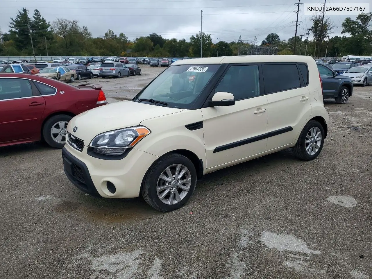 KIA SOUL 2013, VIN KNDJT2A66D7507167