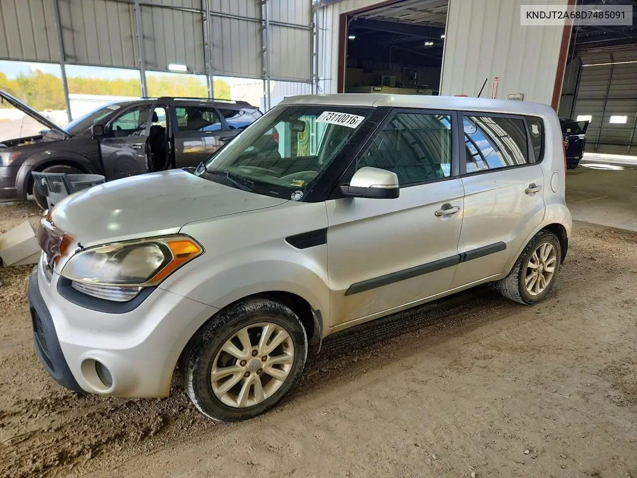 KIA SOUL 2013, VIN KNDJT2A68D7485091