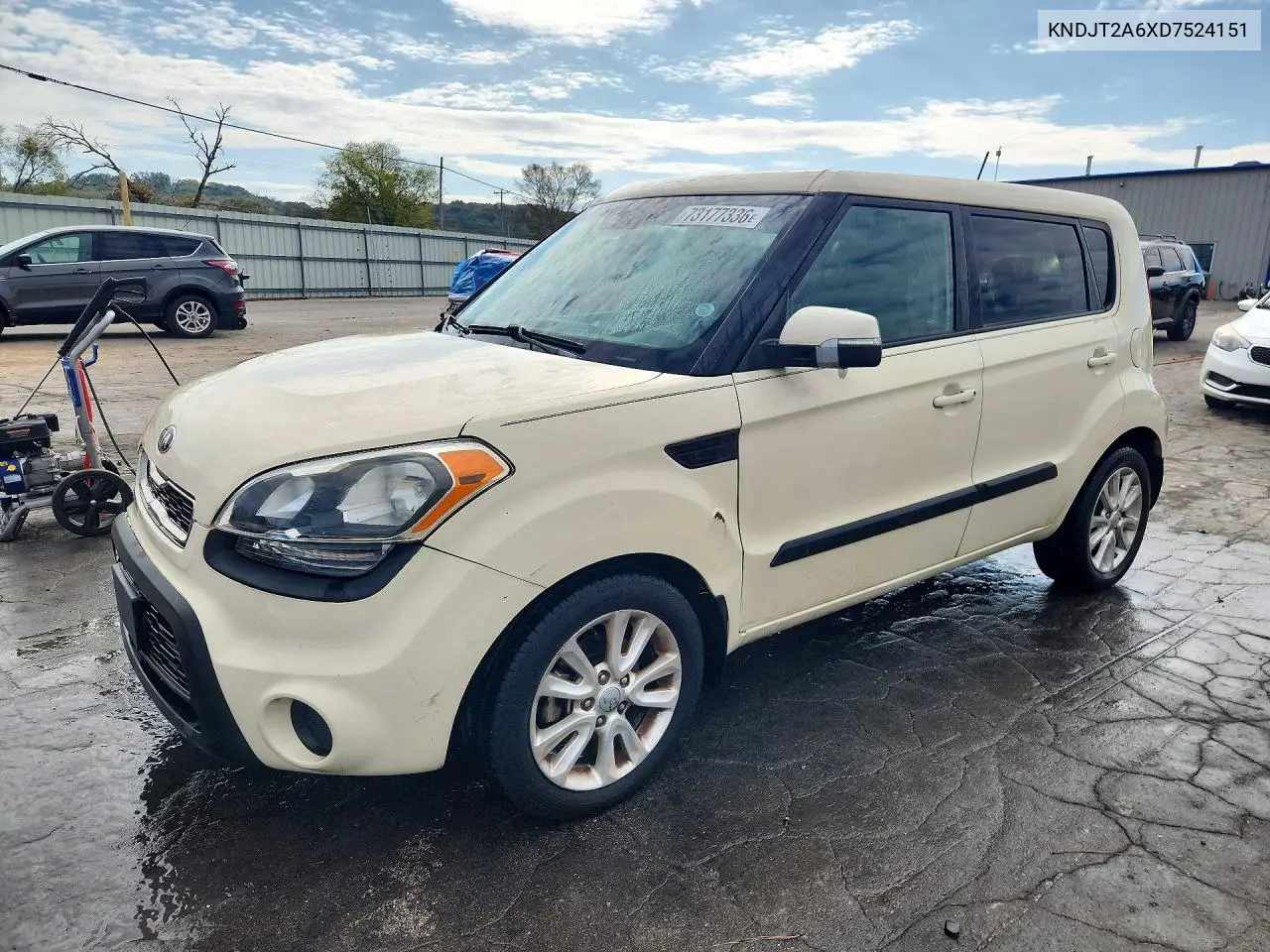 KIA SOUL 2013, VIN KNDJT2A6XD7524151