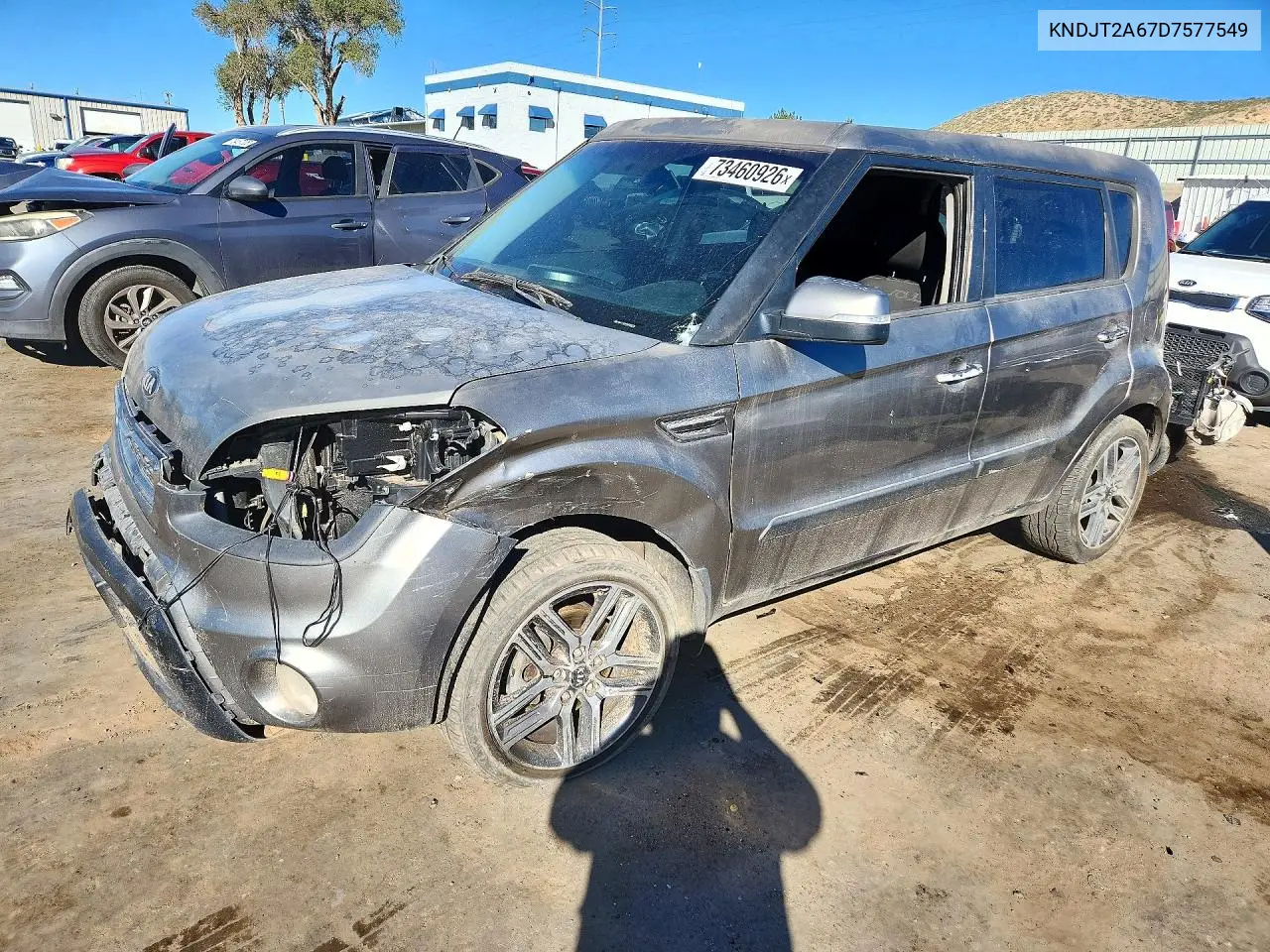 KIA SOUL 2013, VIN KNDJT2A67D7577549