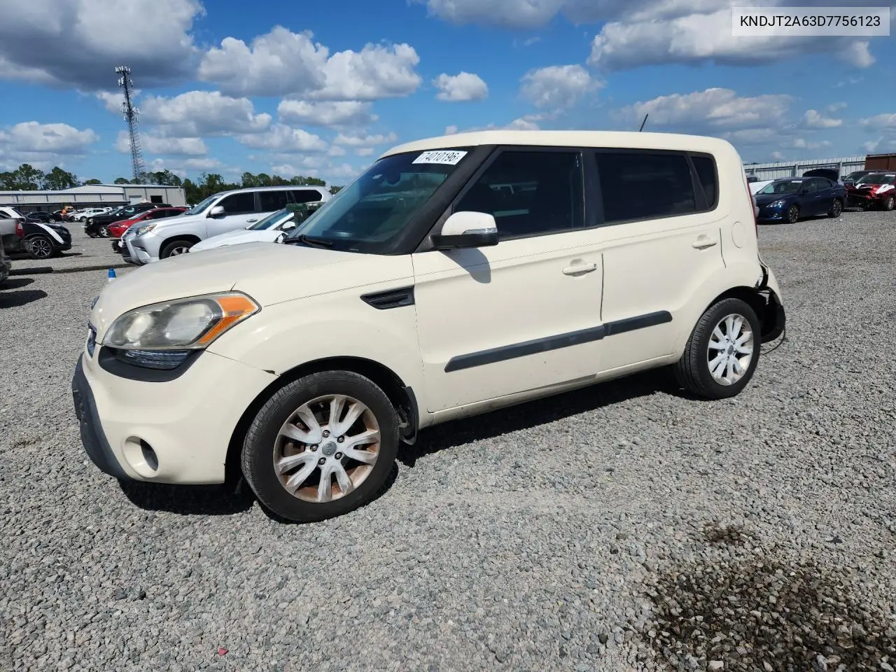 KIA SOUL 2013, VIN KNDJT2A63D7756123