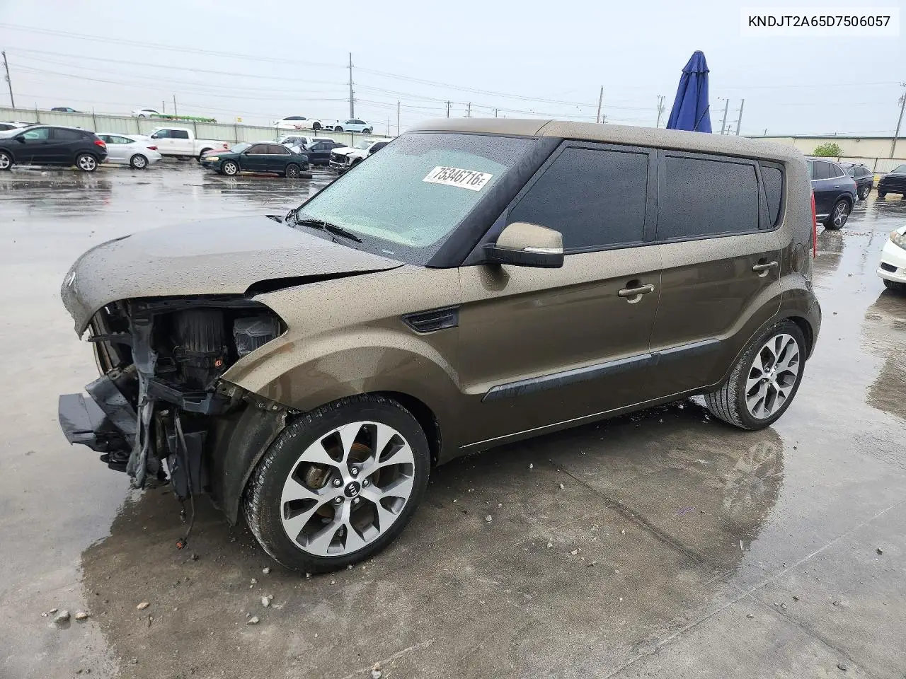 KIA SOUL 2013, VIN KNDJT2A65D7506057