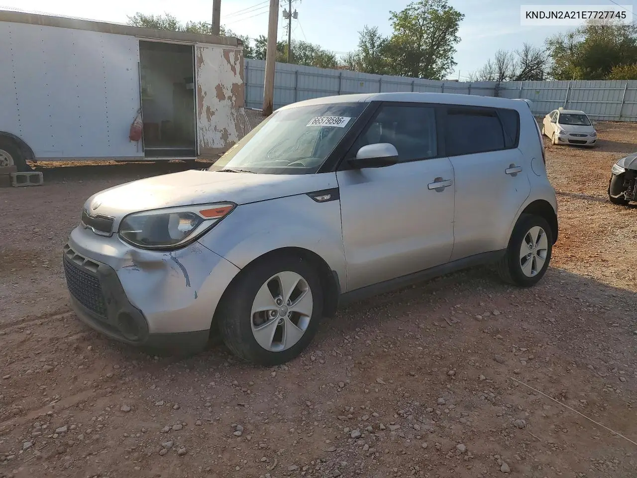 KIA SOUL 2014, VIN KNDJN2A21E7727745