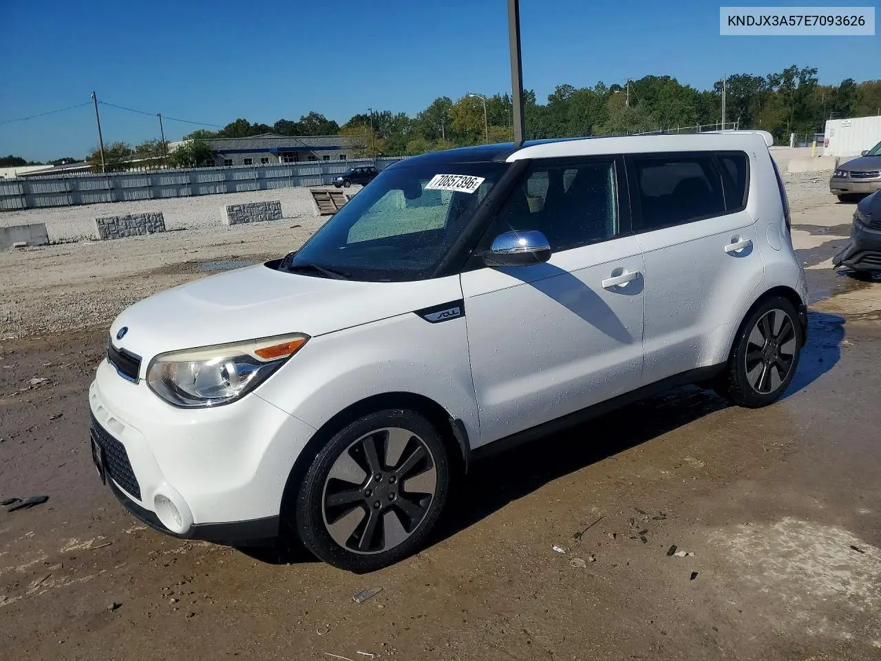 KIA SOUL 2014, VIN KNDJX3A57E7093626