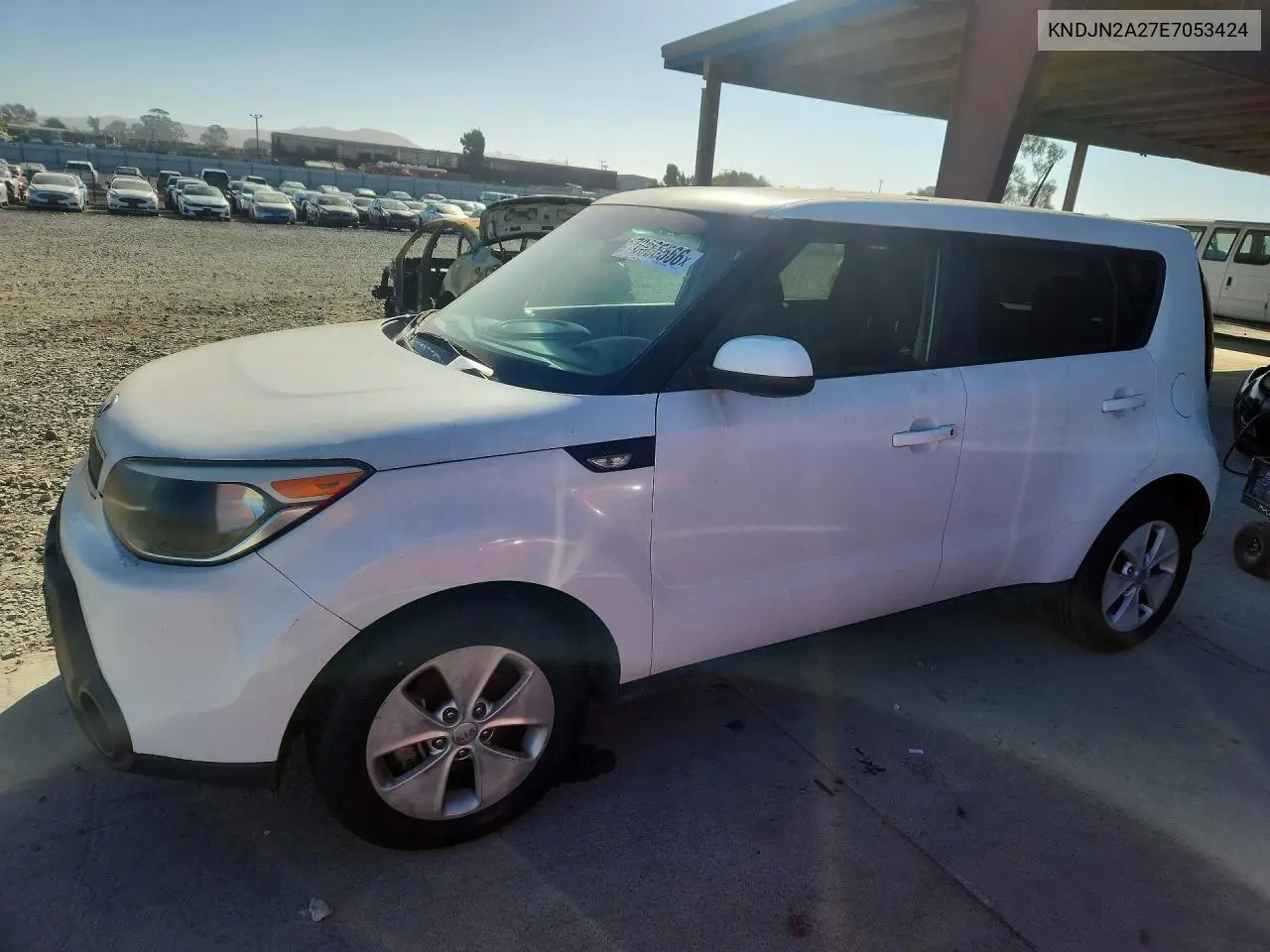 KIA SOUL 2014, VIN KNDJN2A27E7053424