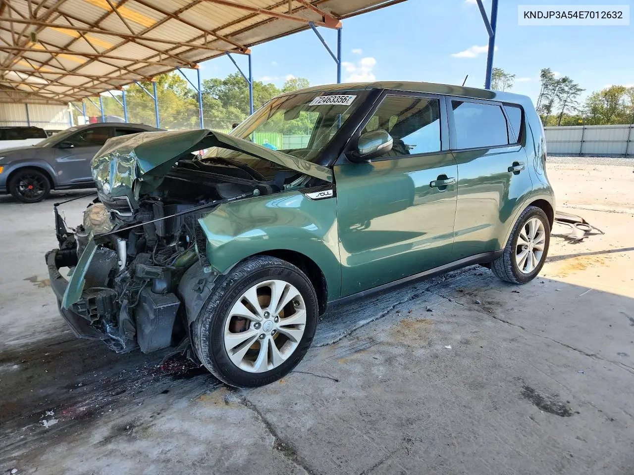 KIA SOUL 2014, VIN KNDJP3A54E7012632