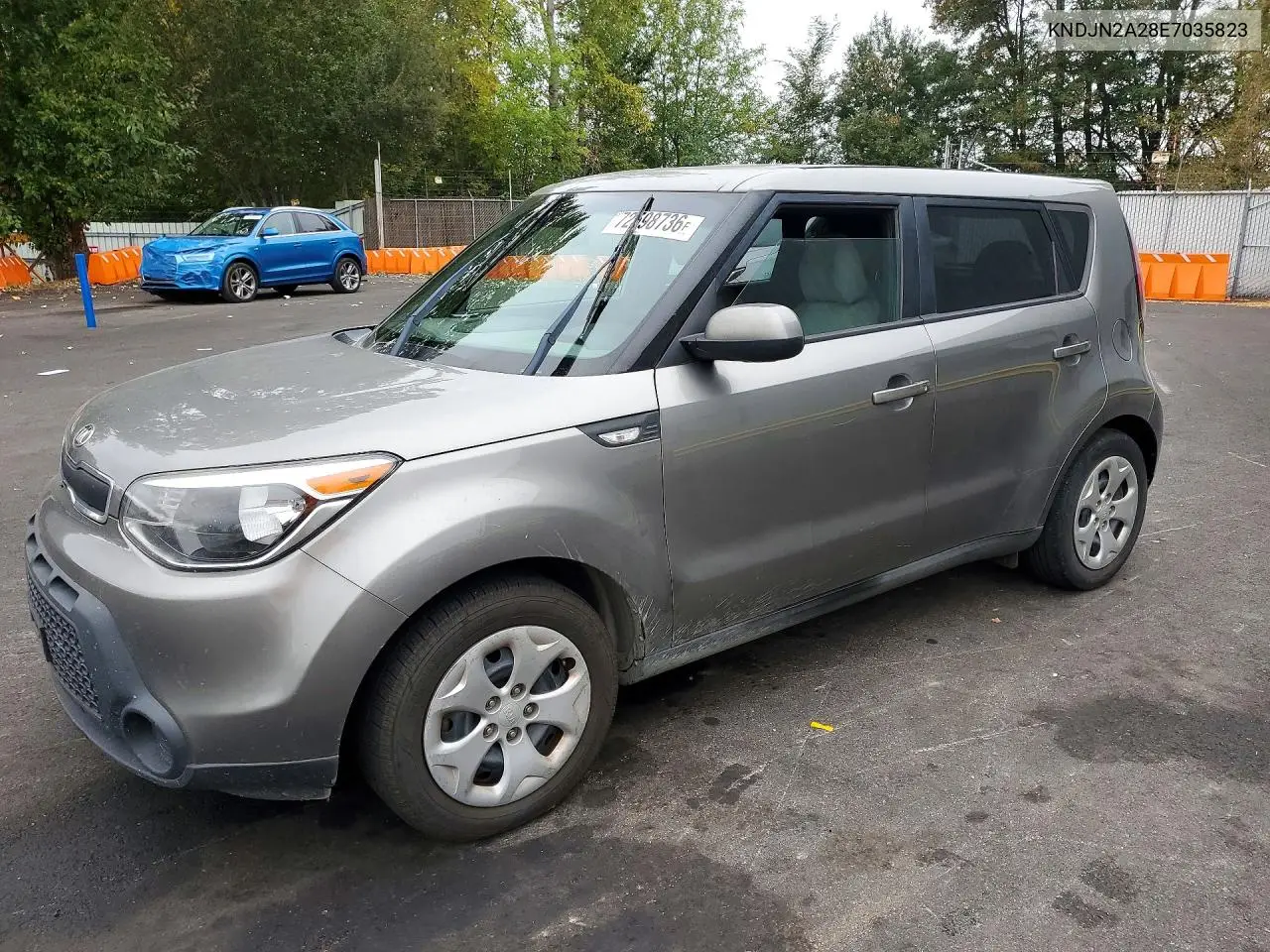 KIA SOUL 2014, VIN KNDJN2A28E7035823