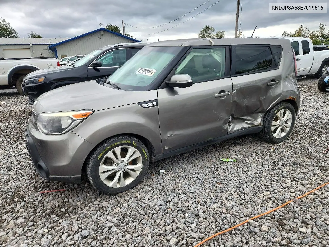 KIA SOUL 2014, VIN KNDJP3A58E7019616
