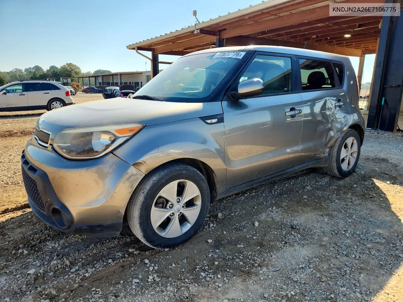 KIA SOUL 2014, VIN KNDJN2A26E7106775