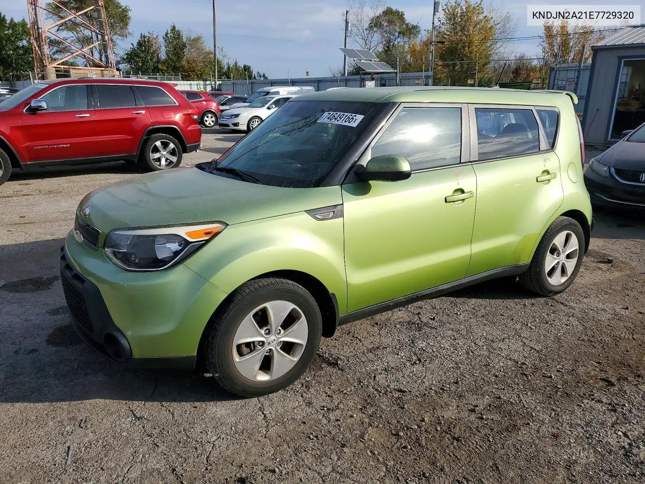KIA SOUL 2014, VIN KNDJN2A21E7729320