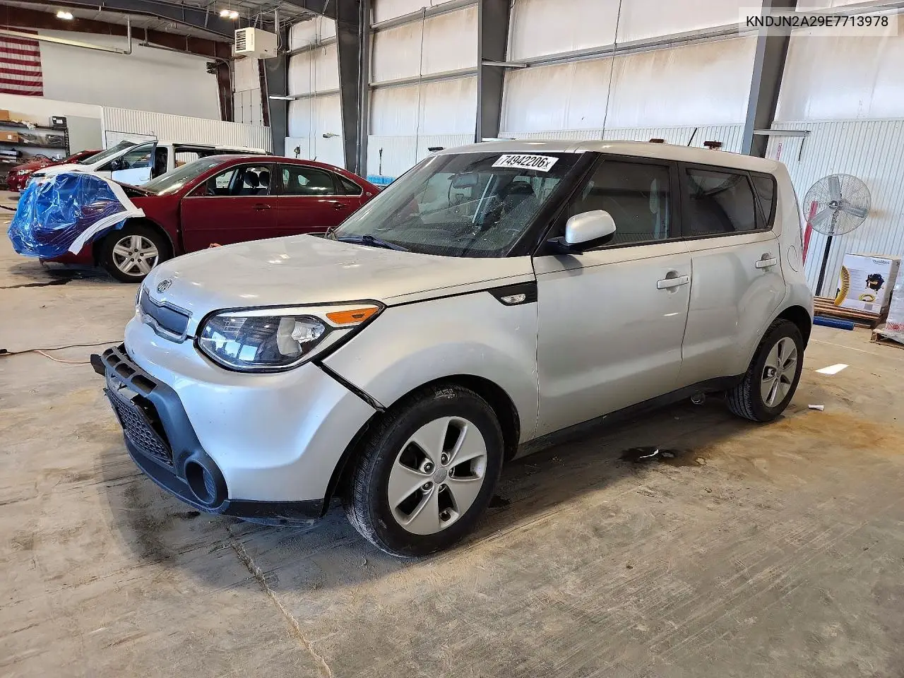 KIA SOUL 2014, VIN KNDJN2A29E7713978