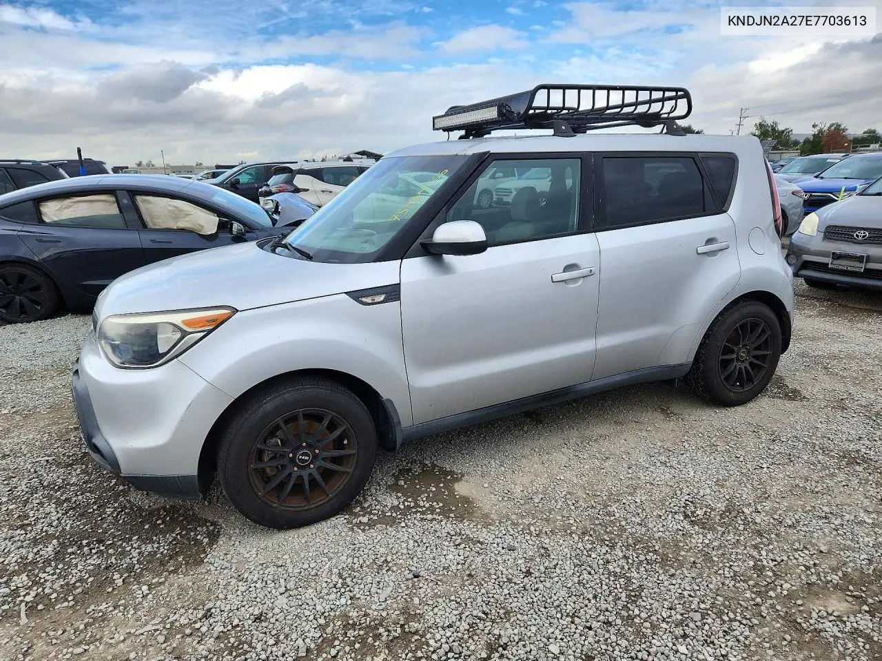 KIA SOUL 2014, VIN KNDJN2A27E7703613