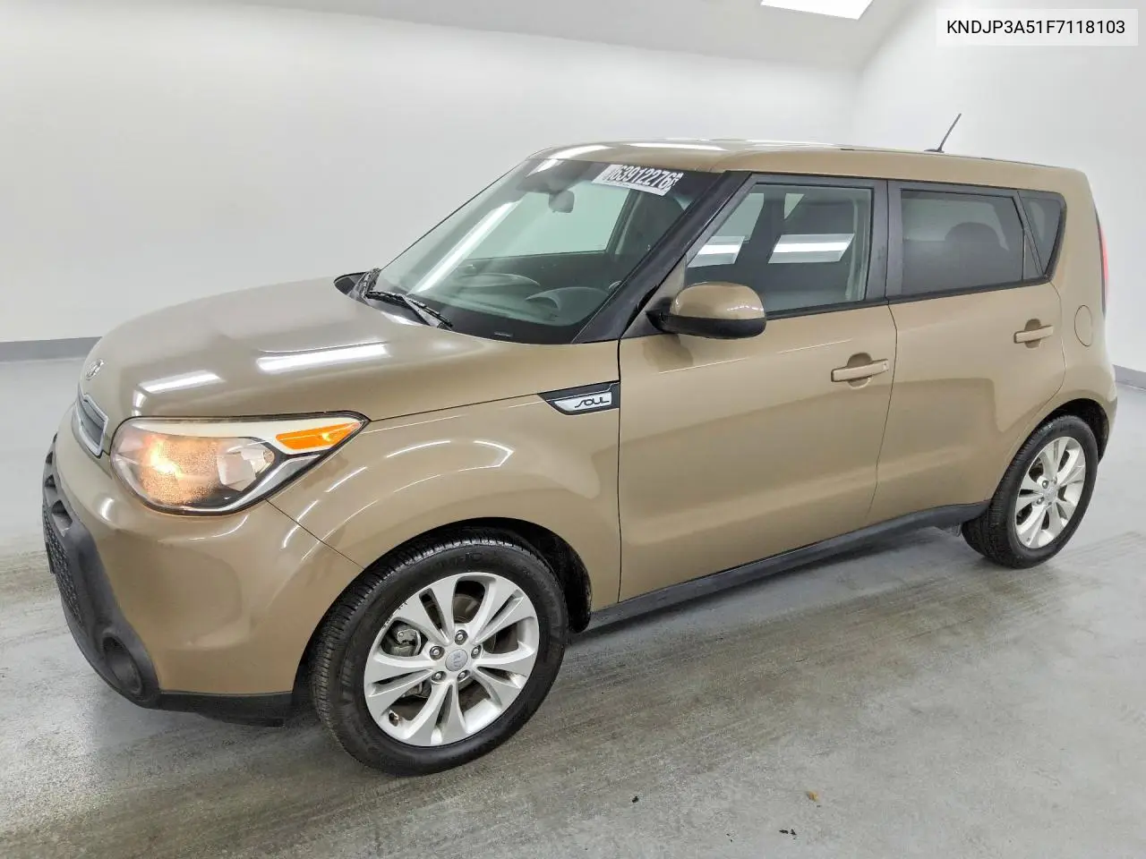 KIA SOUL 2015, VIN KNDJP3A51F7118103