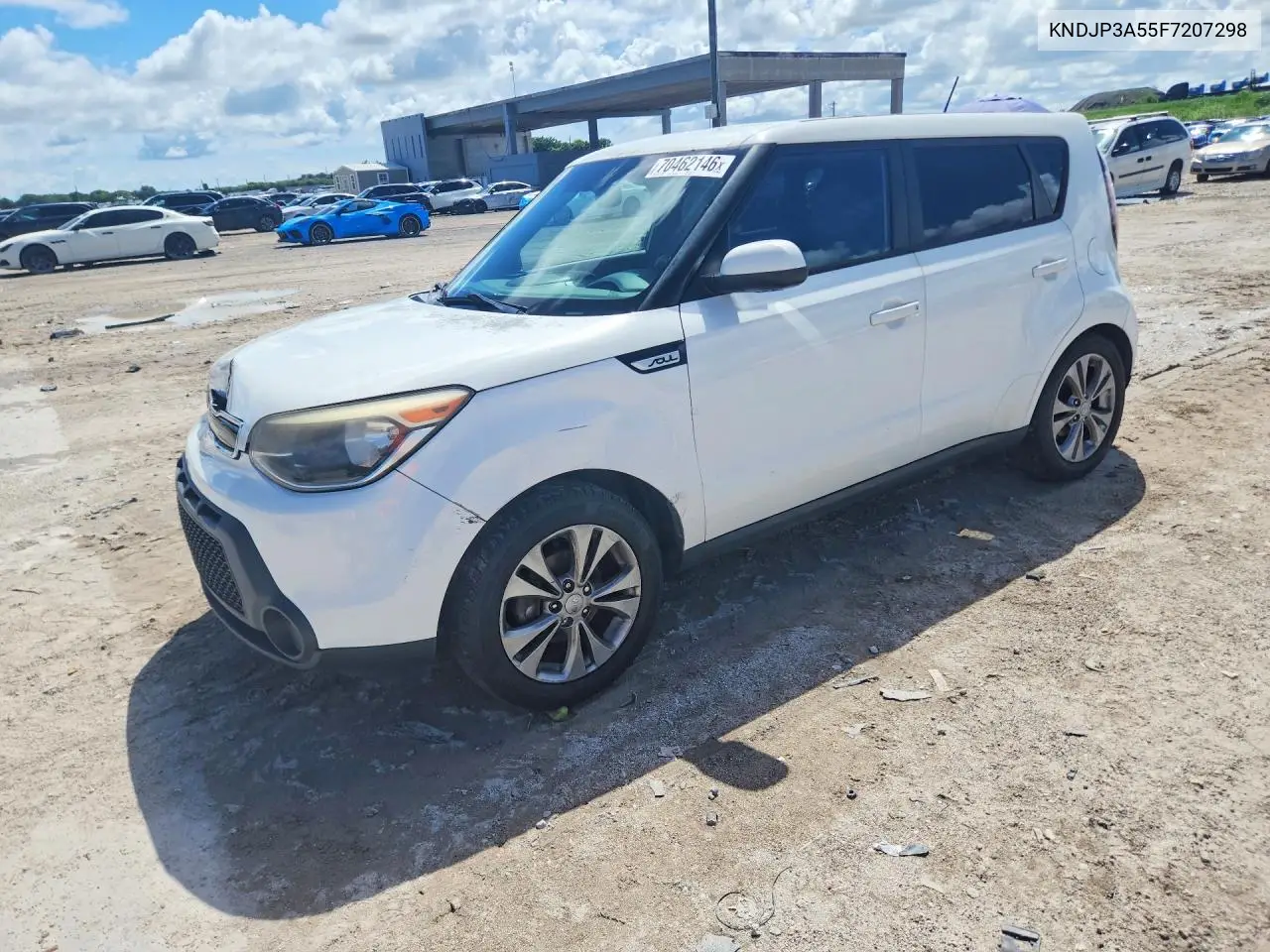 KIA SOUL 2015, VIN KNDJP3A55F7207298