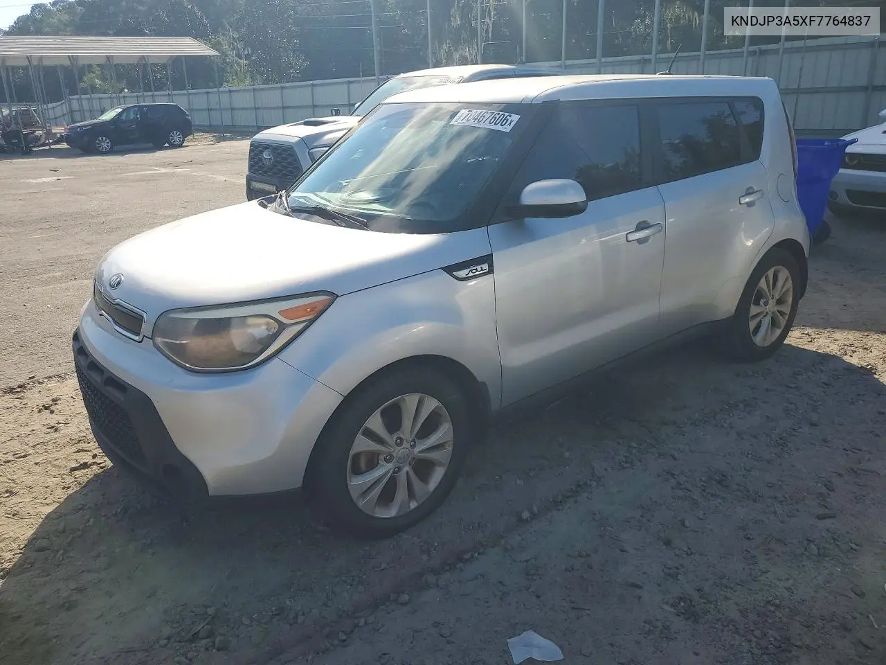 KIA SOUL 2015, VIN KNDJP3A5XF7764837