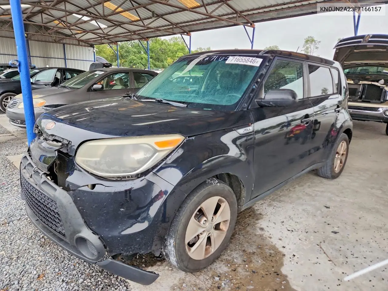 KIA SOUL 2015, VIN KNDJN2A23F7166157