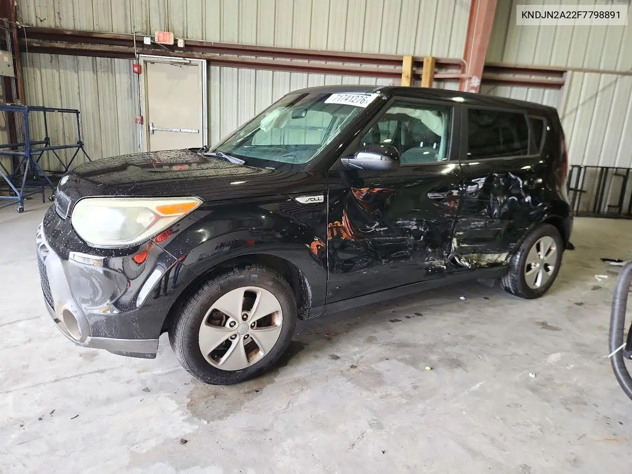 KIA SOUL 2015, VIN KNDJN2A22F7798891