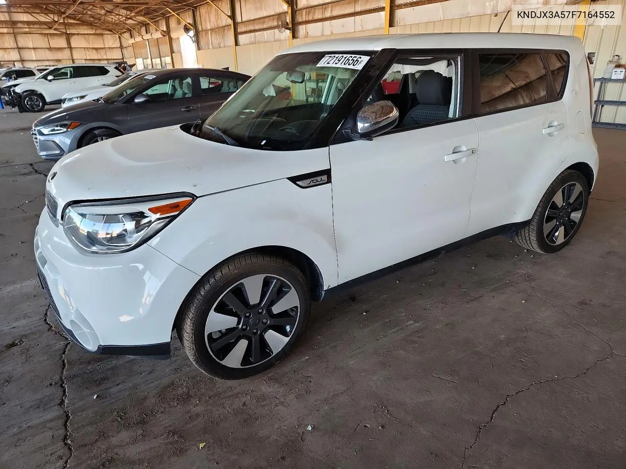 KIA SOUL 2015, VIN KNDJX3A57F7164552