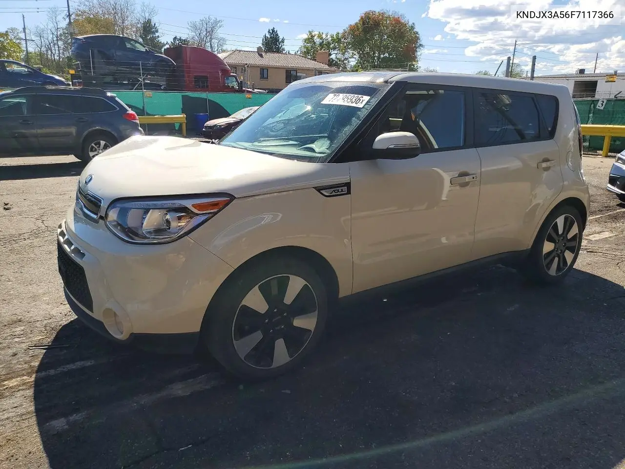 KIA SOUL 2015, VIN KNDJX3A56F7117366
