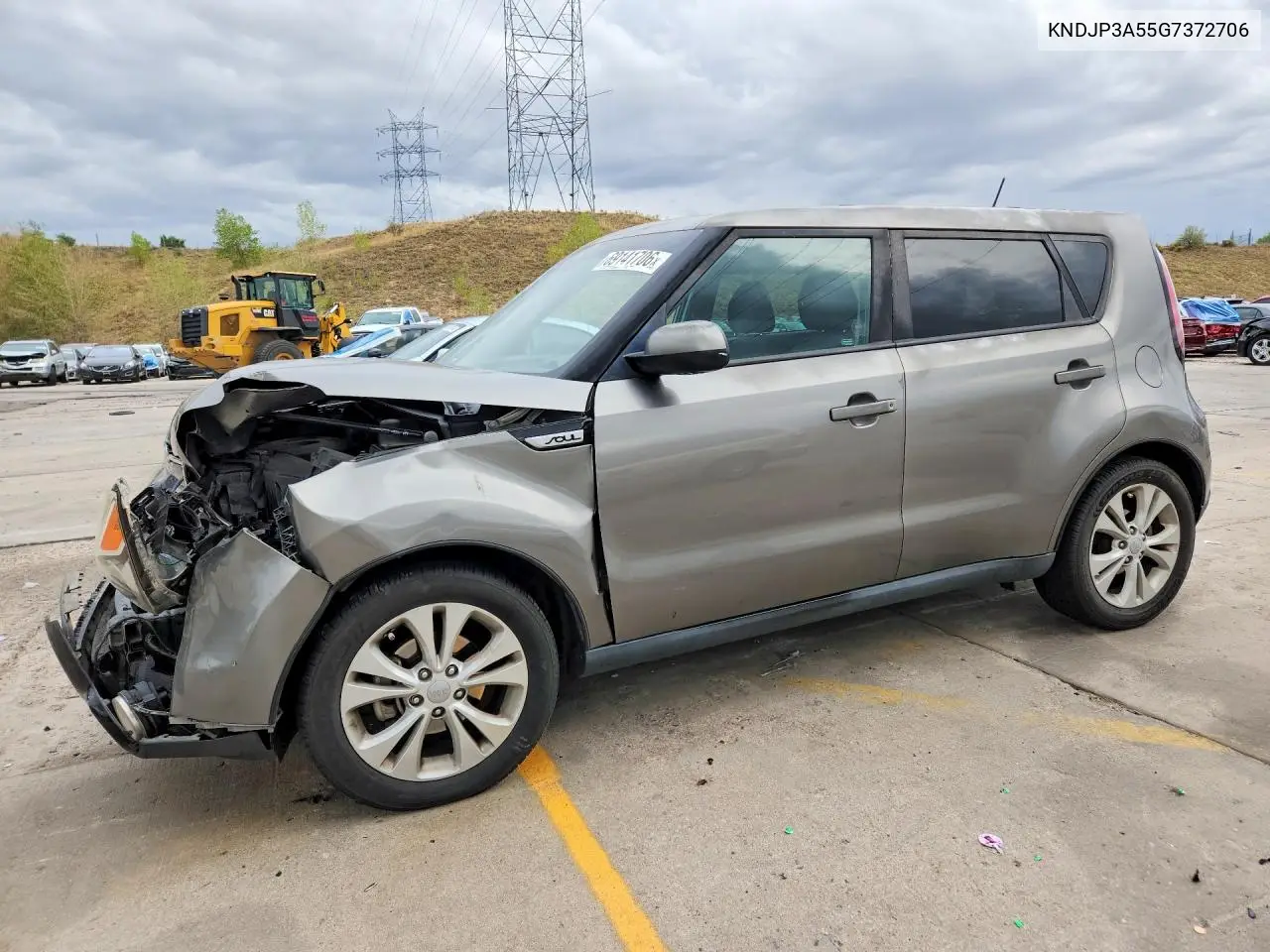 KIA SOUL 2016, VIN KNDJP3A55G7372706