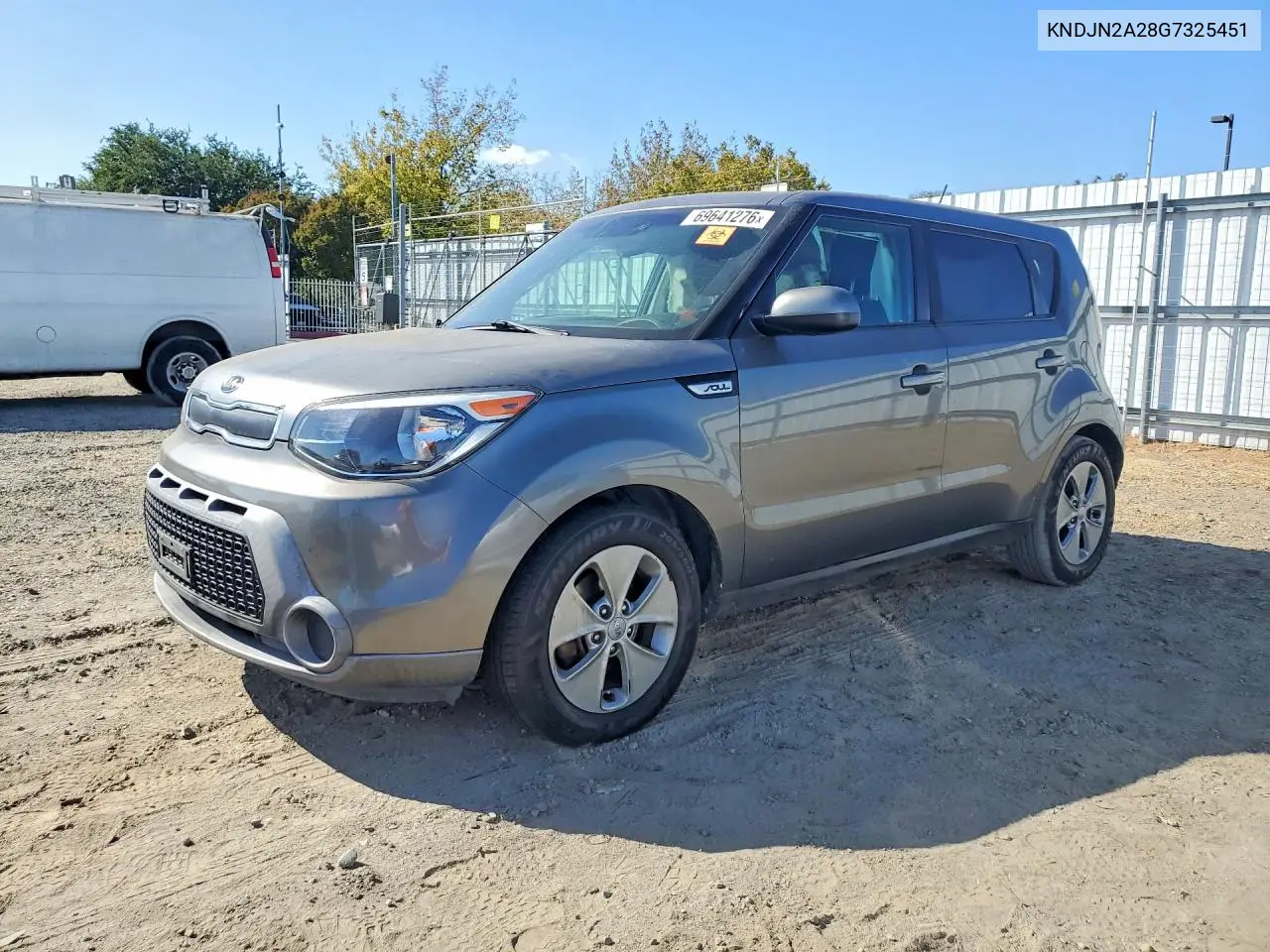 KIA SOUL 2016, VIN KNDJN2A28G7325451