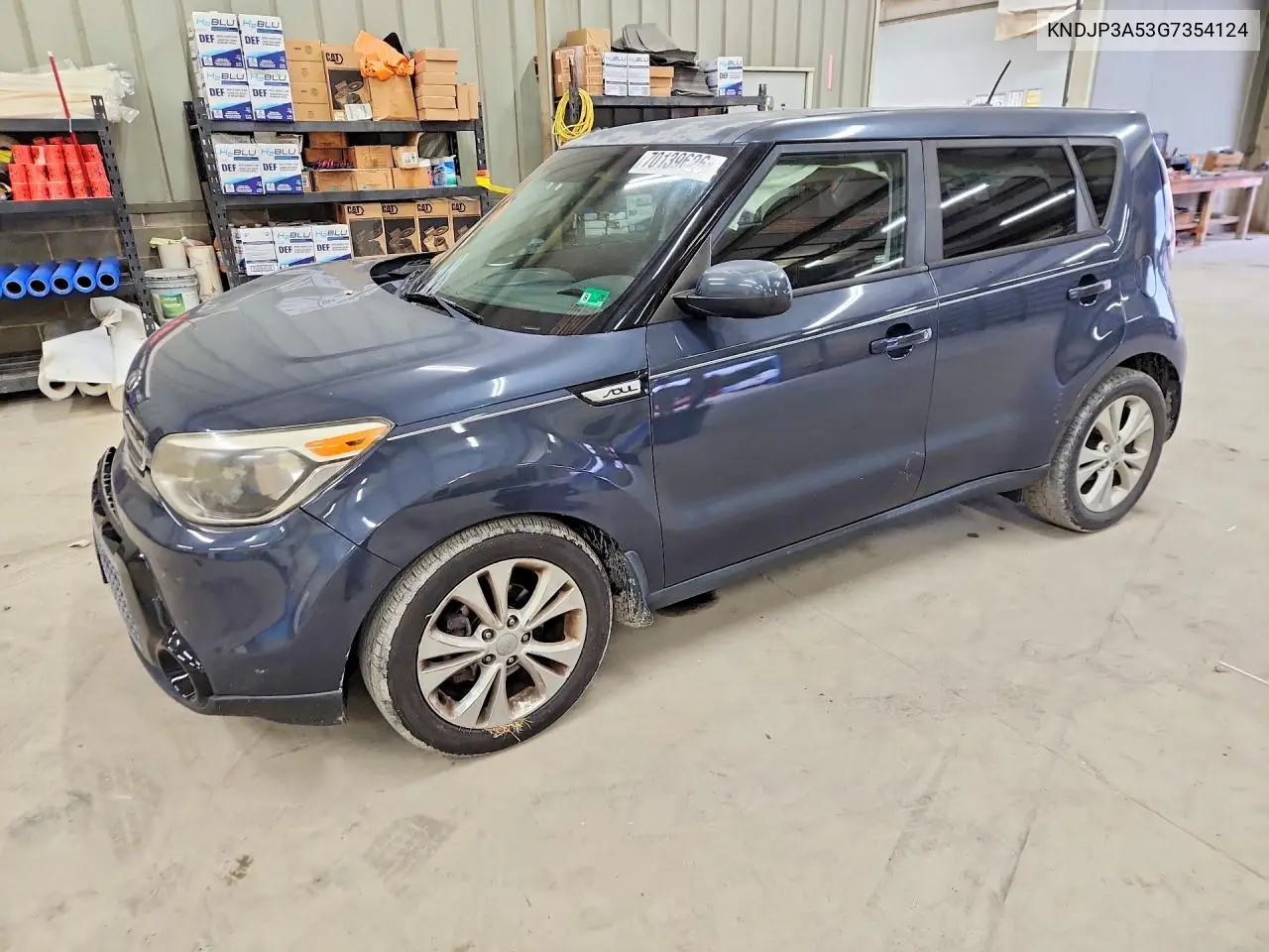 KIA SOUL 2016, VIN KNDJP3A53G7354124