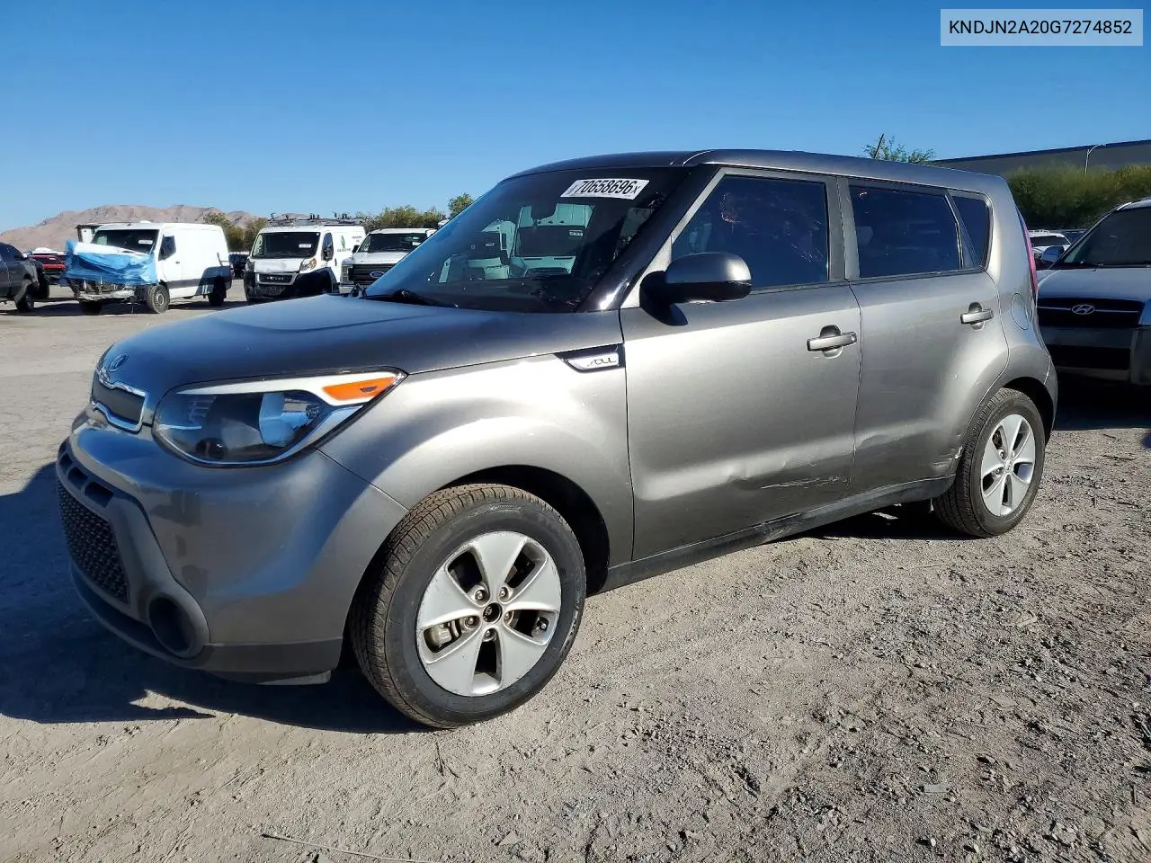 KIA SOUL 2016, VIN KNDJN2A20G7274852