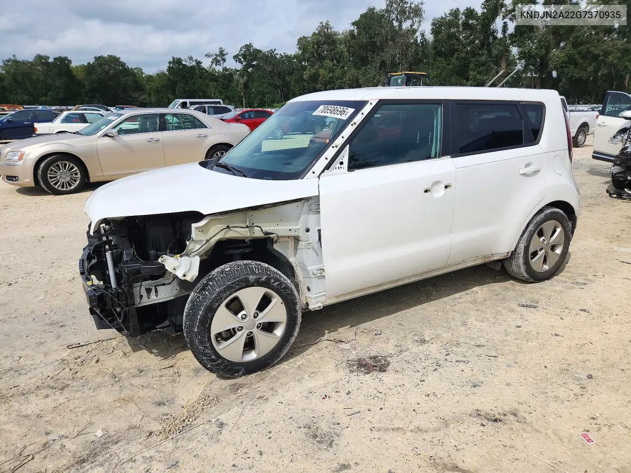 KIA SOUL 2016, VIN KNDJN2A22G7370935