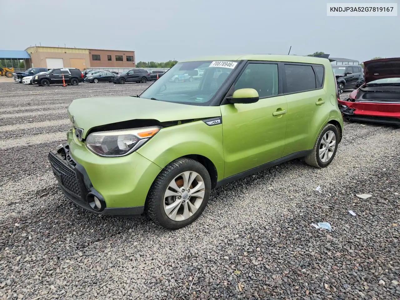 KIA SOUL 2016, VIN KNDJP3A52G7819167