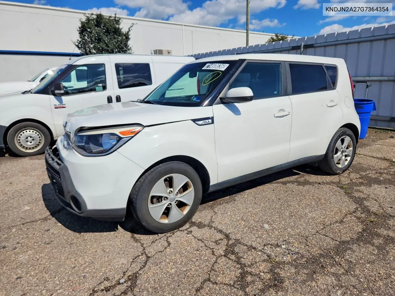 KIA SOUL 2016, VIN KNDJN2A27G7364354