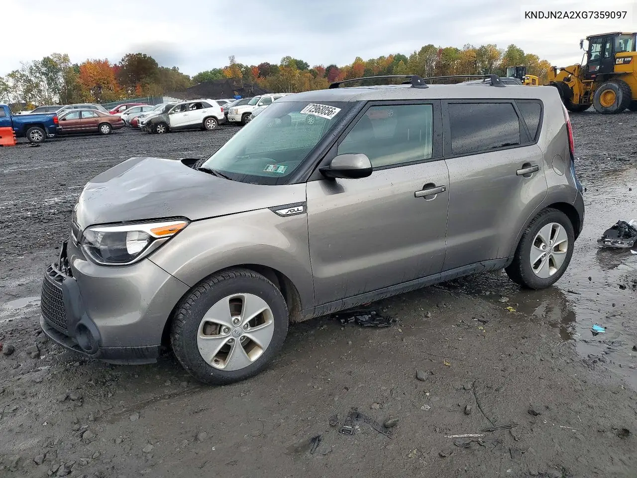 KIA SOUL 2016, VIN KNDJN2A2XG7359097