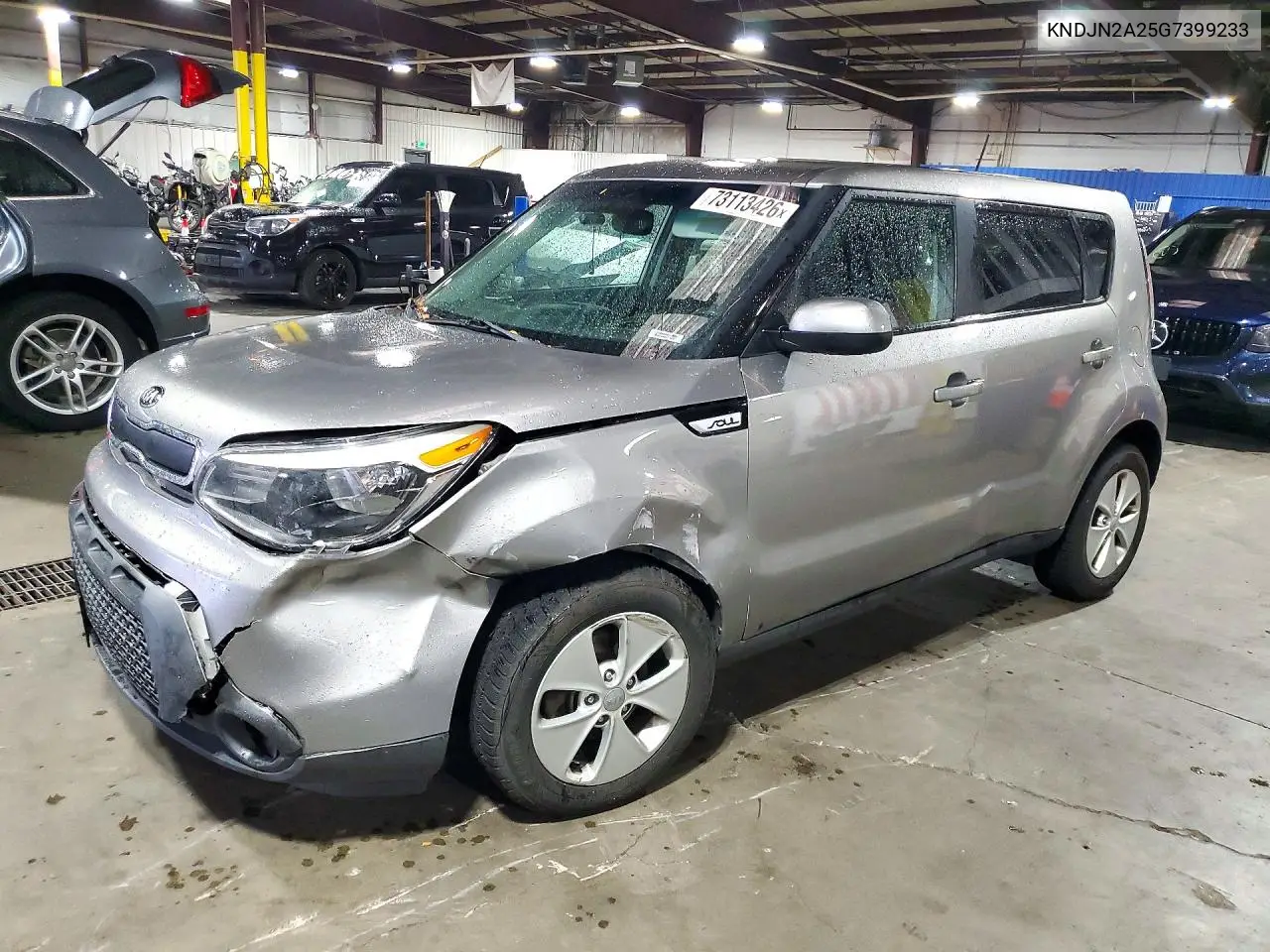 KIA SOUL 2016, VIN KNDJN2A25G7399233