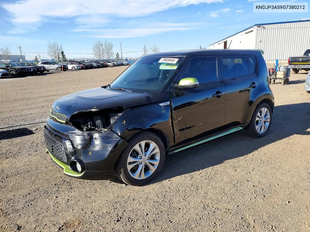 KIA SOUL 2016, VIN KNDJP3A59G7380212