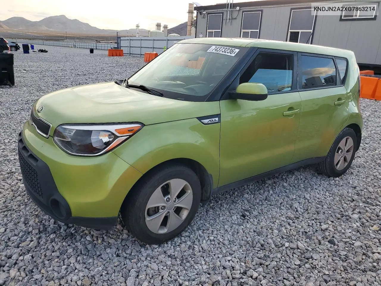 KIA SOUL 2016, VIN KNDJN2A2XG7863214