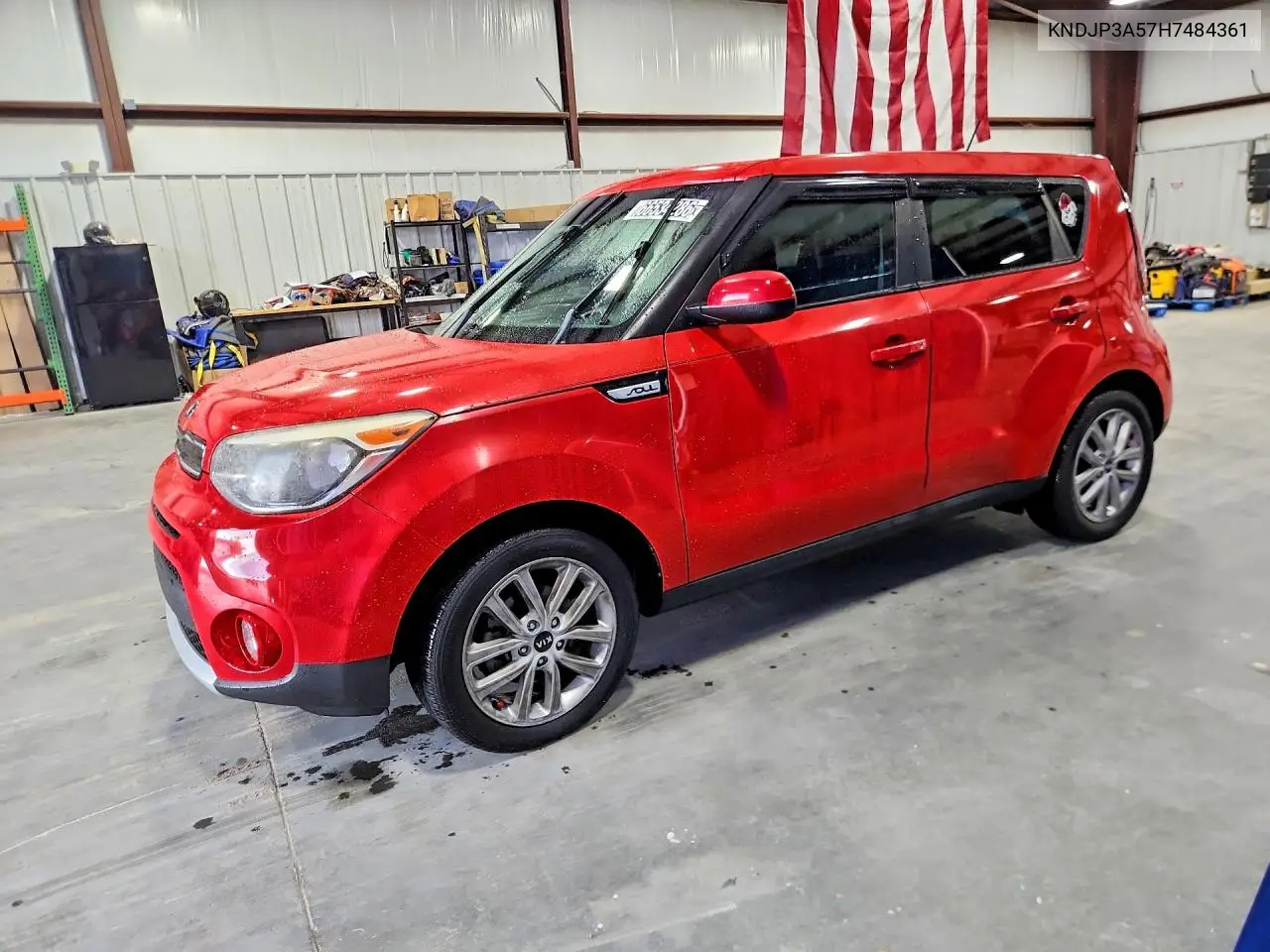KIA SOUL 2017, VIN KNDJP3A57H7484361