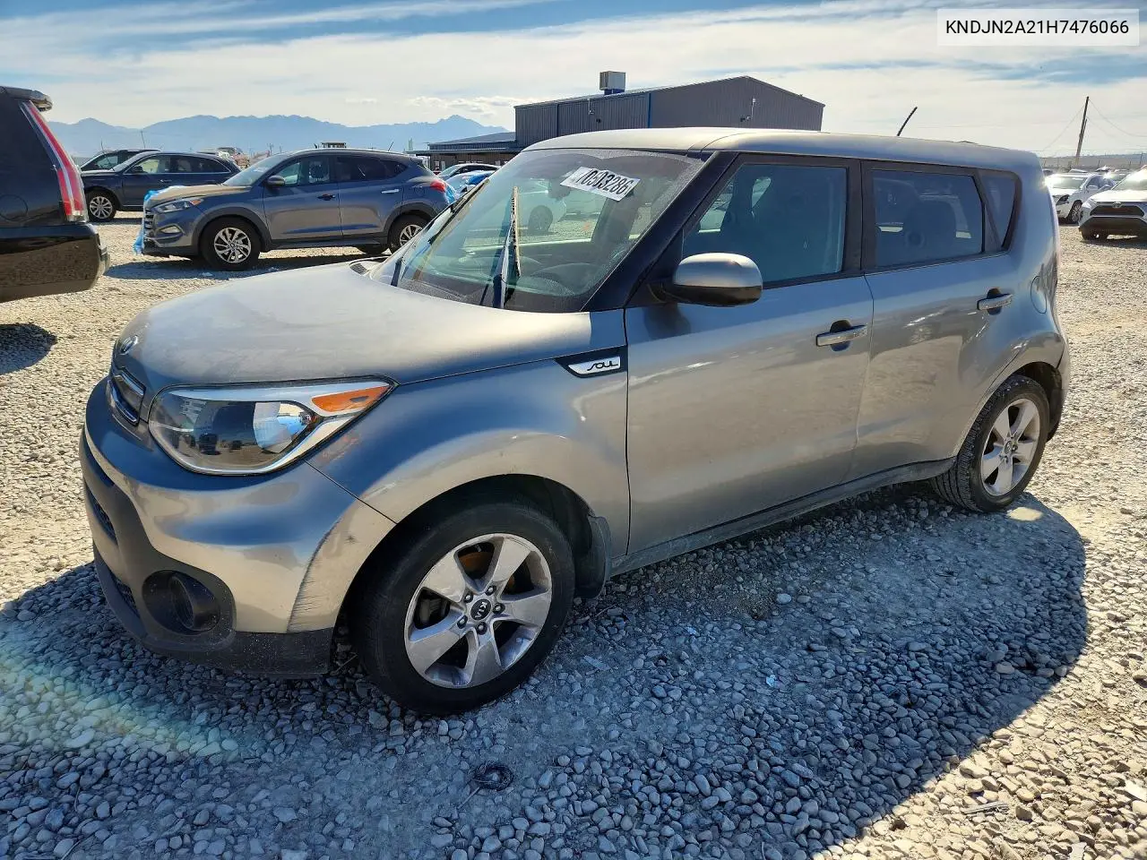KIA SOUL 2017, VIN KNDJN2A21H7476066