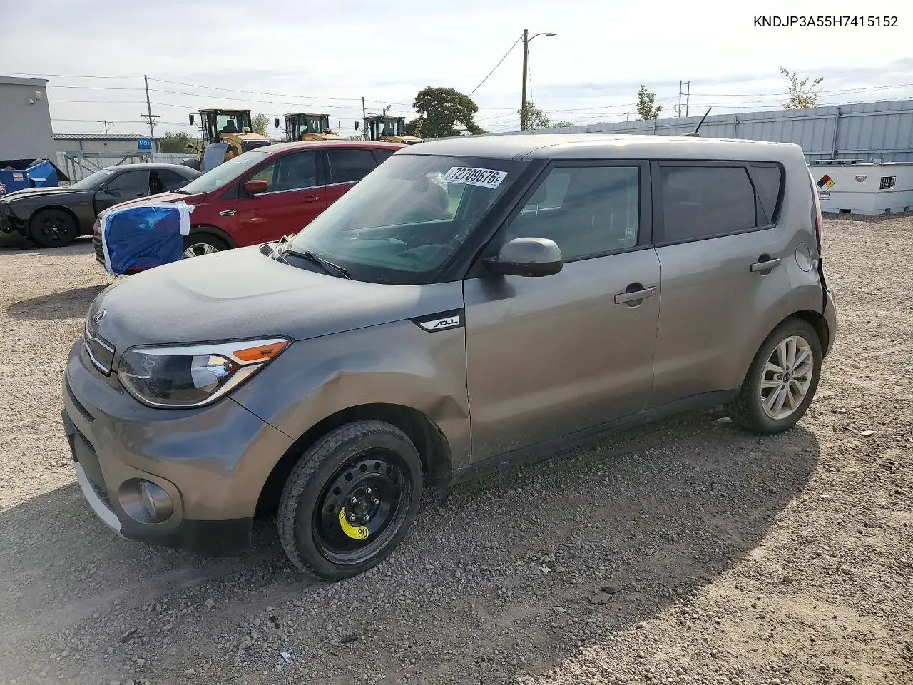 KIA SOUL 2017, VIN KNDJP3A55H7415152