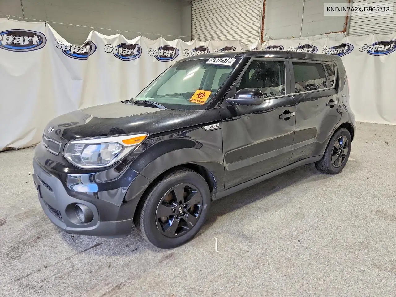 KIA SOUL 2018, VIN KNDJN2A2XJ7905713