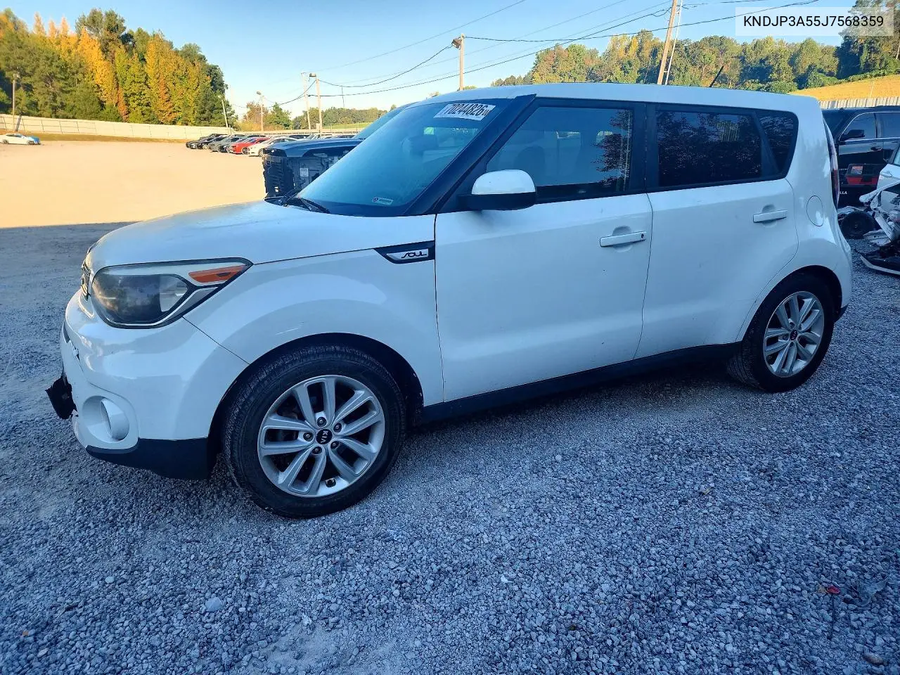 KIA SOUL 2018, VIN KNDJP3A55J7568359