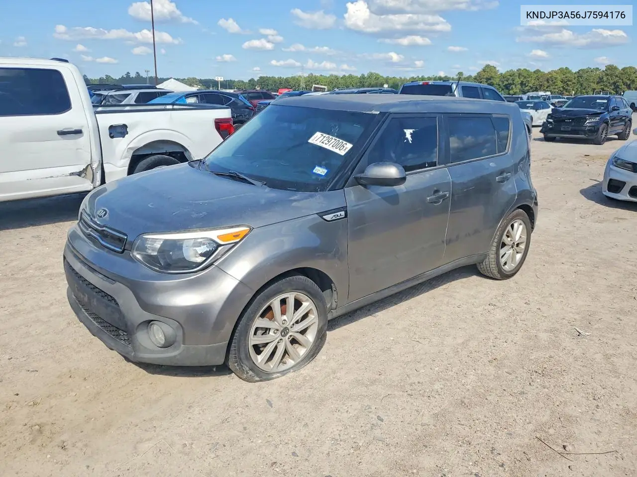 KIA SOUL 2018, VIN KNDJP3A56J7594176