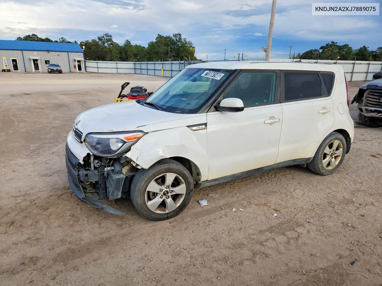 KIA SOUL 2018, VIN KNDJN2A2XJ7889075