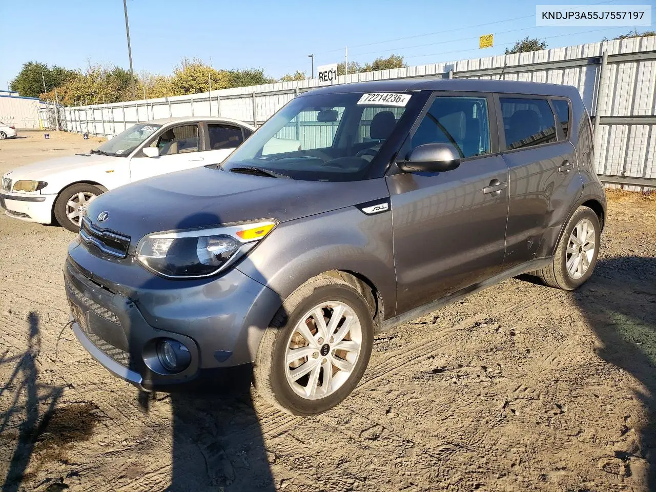 KIA SOUL 2018, VIN KNDJP3A55J7557197