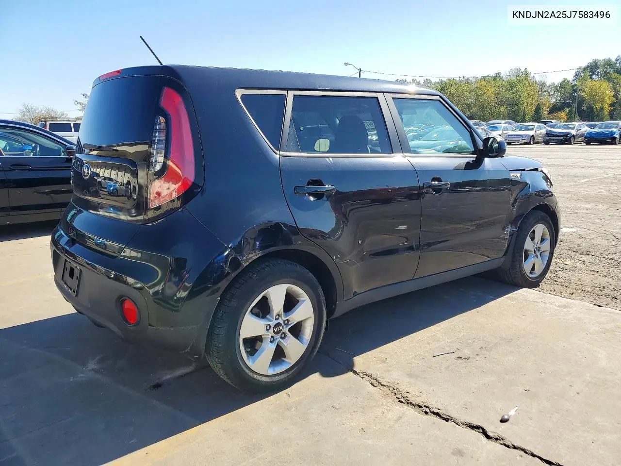 KIA SOUL 2018, VIN KNDJN2A25J7583496