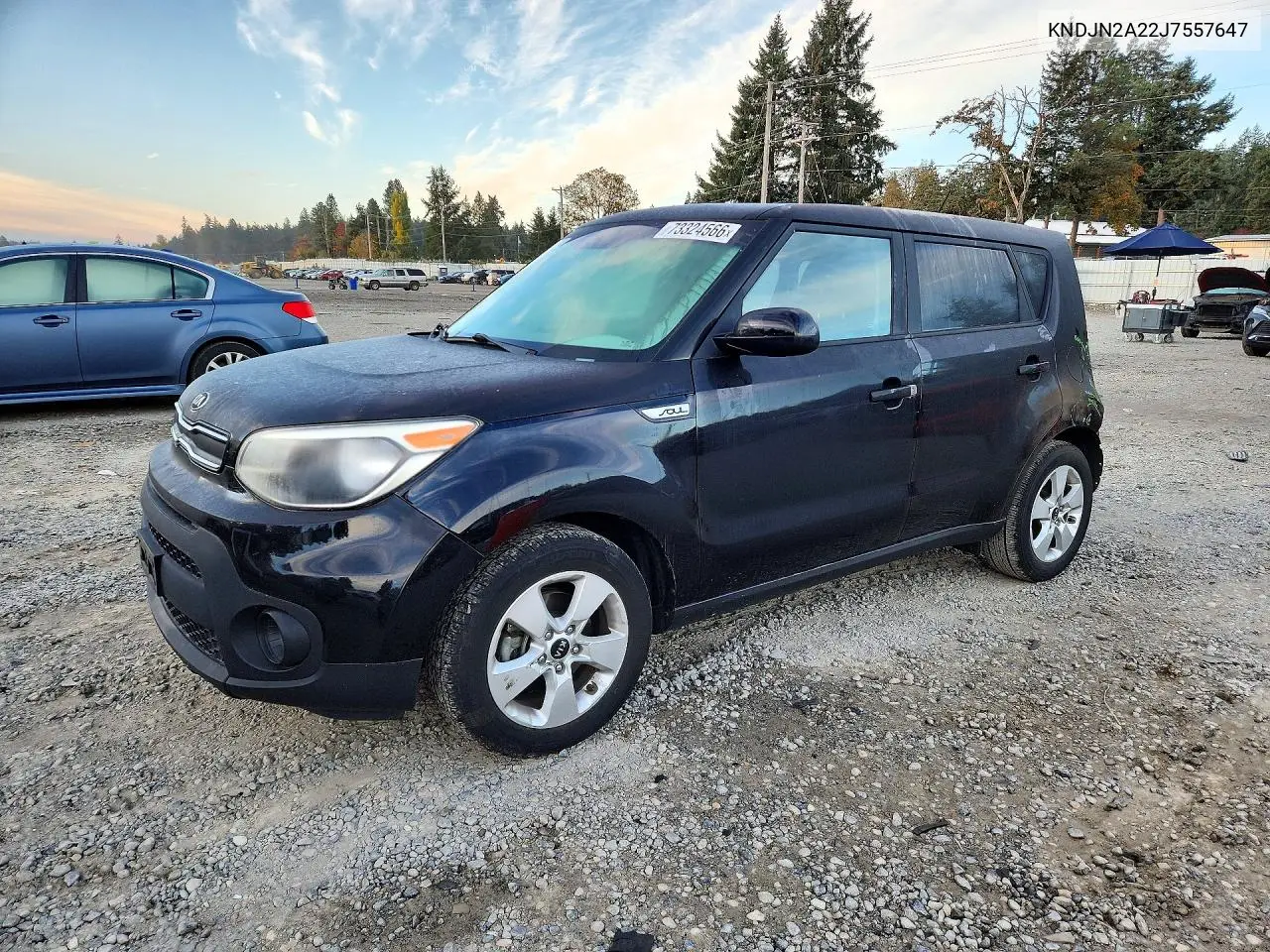 KIA SOUL 2018, VIN KNDJN2A22J7557647